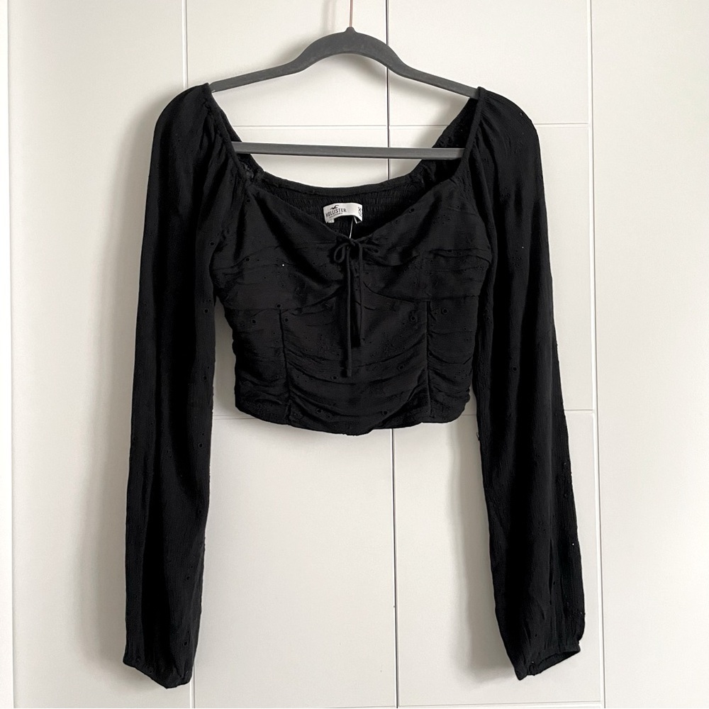 3/$45 Holister Eyelet Sweetheart Blouse